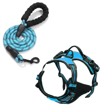 FlexiWalk Pro™ Arnés Antitirones para Perro + Correa GRATIS
