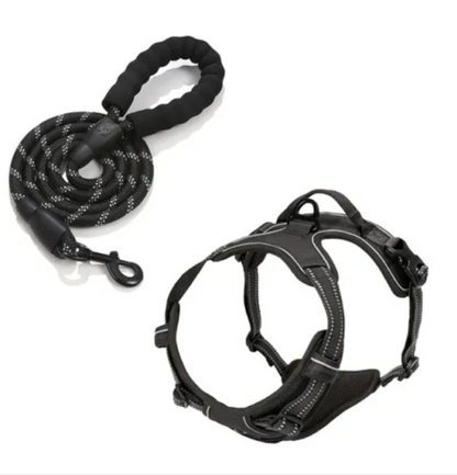 FlexiWalk Pro™ Arnés Antitirones para Perro + Correa GRATIS