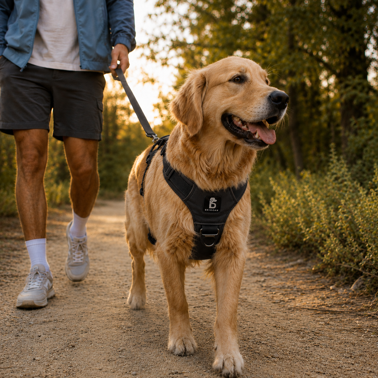FlexiWalk Pro™ – Arnés Acolchado Antitirones para Perro