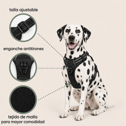 FlexiWalk Pro™ Arnés Antitirones para Perro + Correa GRATIS